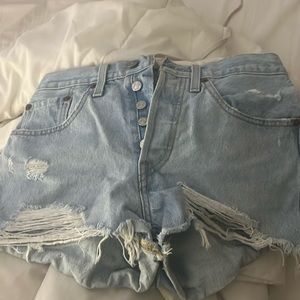 Levi 501 jean shorts